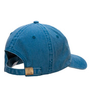 Surfer Catching Waves Embroidered Pigment Dyed Washed Cap