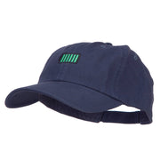 Full Battery Symbol Embroidered Cotton Cap