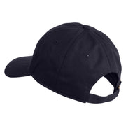 D20 Dice Embroidered Unstructured Cotton Twill Washed Cap - Navy OSFM