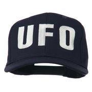 UFO Embroidered Solid Cotton Twill Cap