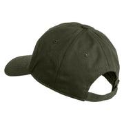 D20 Dice Embroidered Unstructured Cotton Twill Washed Cap - Olive OSFM