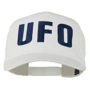 UFO Embroidered Solid Cotton Twill Cap