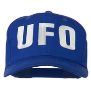 UFO Embroidered Solid Cotton Twill Cap