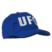 UFO Embroidered Solid Cotton Twill Cap