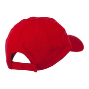 US Flag inside Heart Embroidered Cap