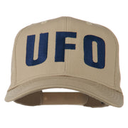 UFO Embroidered Solid Cotton Twill Cap