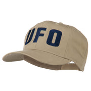 UFO Embroidered Solid Cotton Twill Cap