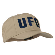 UFO Embroidered Solid Cotton Twill Cap