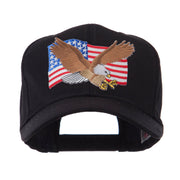 USA Flag Style Military Patch Cap