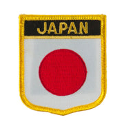 Asia and Australia Flag Embroidered Patch Shield