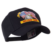 USA Flag Style Military Patch Cap