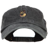 German Shepherd Head Embroidered Washed Cotton Twill Cap