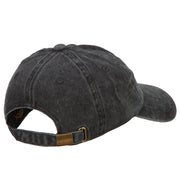 German Shepherd Head Embroidered Washed Cotton Twill Cap