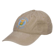 US Air Force Logo Embroidered Washed Cap