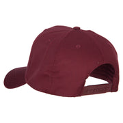 Number 1 Grandpa Letters Embroidered Solid Cotton Pro Style Cap