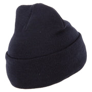 US Coast Guard Veteran Anchors Embroidered Long Beanie