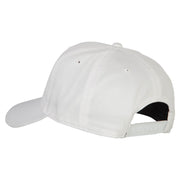 Number 1 Grandpa Letters Embroidered Solid Cotton Pro Style Cap