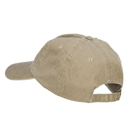 German Shepherd Head Embroidered Washed Cotton Twill Cap