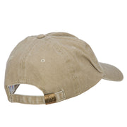 German Shepherd Head Embroidered Washed Cotton Twill Cap