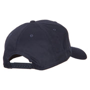 Number 1 Grandpa Letters Embroidered Solid Cotton Pro Style Cap