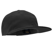 Unconstructed High Profile Cotton Flat Bill Cap