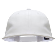 Unconstructed High Profile Cotton Flat Bill Cap