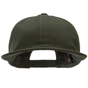 Unconstructed High Profile Cotton Flat Bill Cap