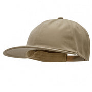 Unconstructed High Profile Cotton Flat Bill Cap