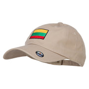 Lithuania Flag Embroidered Unstructured Cap