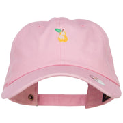 Mini Pear Embroidered Unstructured Cap