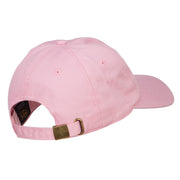 Mini Pear Embroidered Unstructured Cap