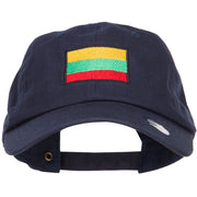 Lithuania Flag Embroidered Unstructured Cap