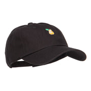 Mini Pear Embroidered Unstructured Cap