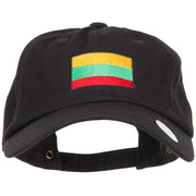 Lithuania Flag Embroidered Unstructured Cap