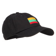 Lithuania Flag Embroidered Unstructured Cap