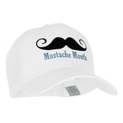 Mustache Month Solid Cotton Prostyle Twill Mesh Cap