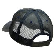 Lets go Camping Embroidered Low Profile Special Cotton Mesh Cap - Green OSFM