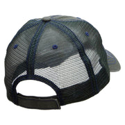 Lets go Camping Embroidered Low Profile Special Cotton Mesh Cap - Green OSFM