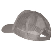 Mustache Month Solid Cotton Prostyle Twill Mesh Cap