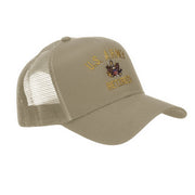 US Army Retired Military Embroidered Mesh Cap