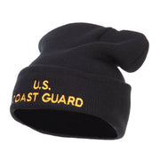 US Coast Guard Embroidered Long Beanie