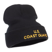 US Coast Guard Embroidered Long Beanie