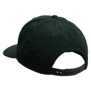 Artistic M Design Embroidered Solid Cotton Twill Prostyle Cap - Dk-Green OSFM