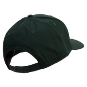 Artistic M Design Embroidered Solid Cotton Twill Prostyle Cap - Dk-Green OSFM