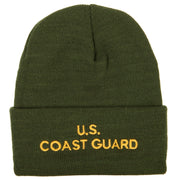 US Coast Guard Embroidered Long Beanie