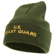 US Coast Guard Embroidered Long Beanie