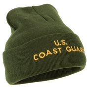 US Coast Guard Embroidered Long Beanie