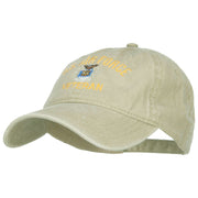 US Air Force Veteran Military Embroidered Washed Cap