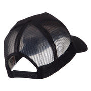 US Army Infantry Rectangle Military Patched Mesh Cap