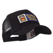 US Army Infantry Rectangle Military Patched Mesh Cap